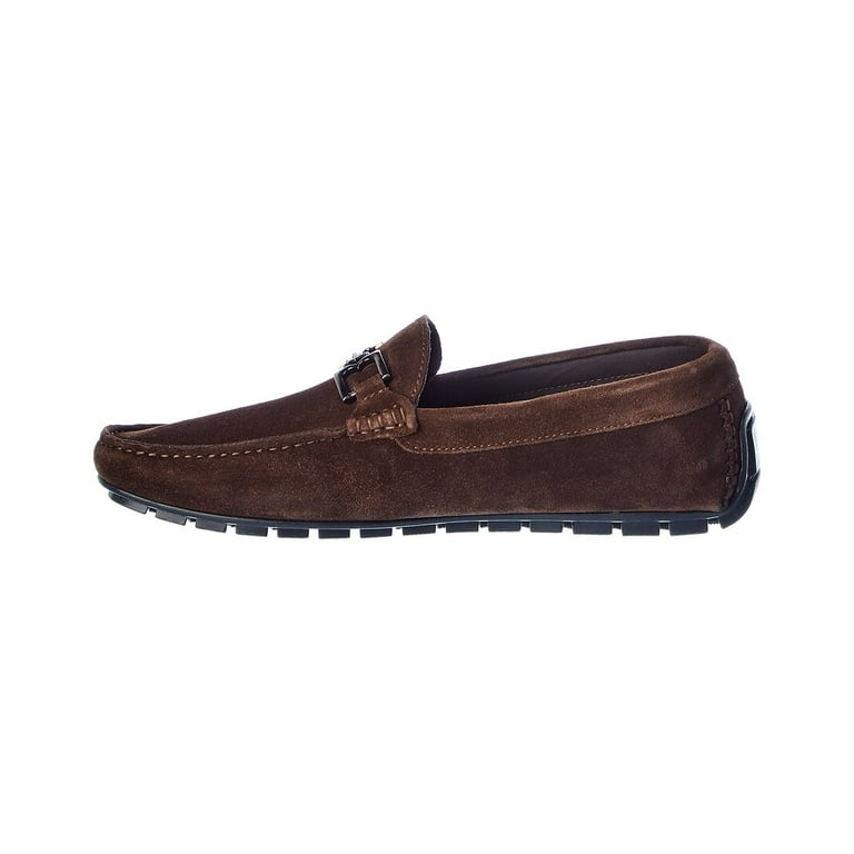 M by Bruno Magli Xavier Suede Loafer 9 Brown Walmart