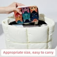 thumbnail image 6 of Cat Velvet Portable Travel Organizer with Removable Compartment – Gift Idea, Jewelry Organizer, Storage Box, and Bracelet Holder, 6 of 7