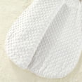 thumbnail image 4 of WUXIAN Baby Swaddle Bag Infant Unisex Solid Color Wrap Sleeping Sack Baby Swaddle Bag Hat Baby Care,White,0-3M, 4 of 4