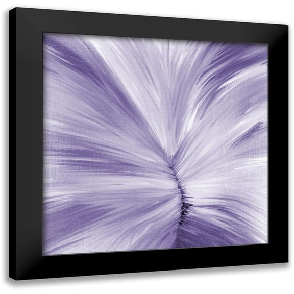 Kimberly, Allen 12x12 Black Modern Framed Museum Art Print Titled - Stitches of Violet