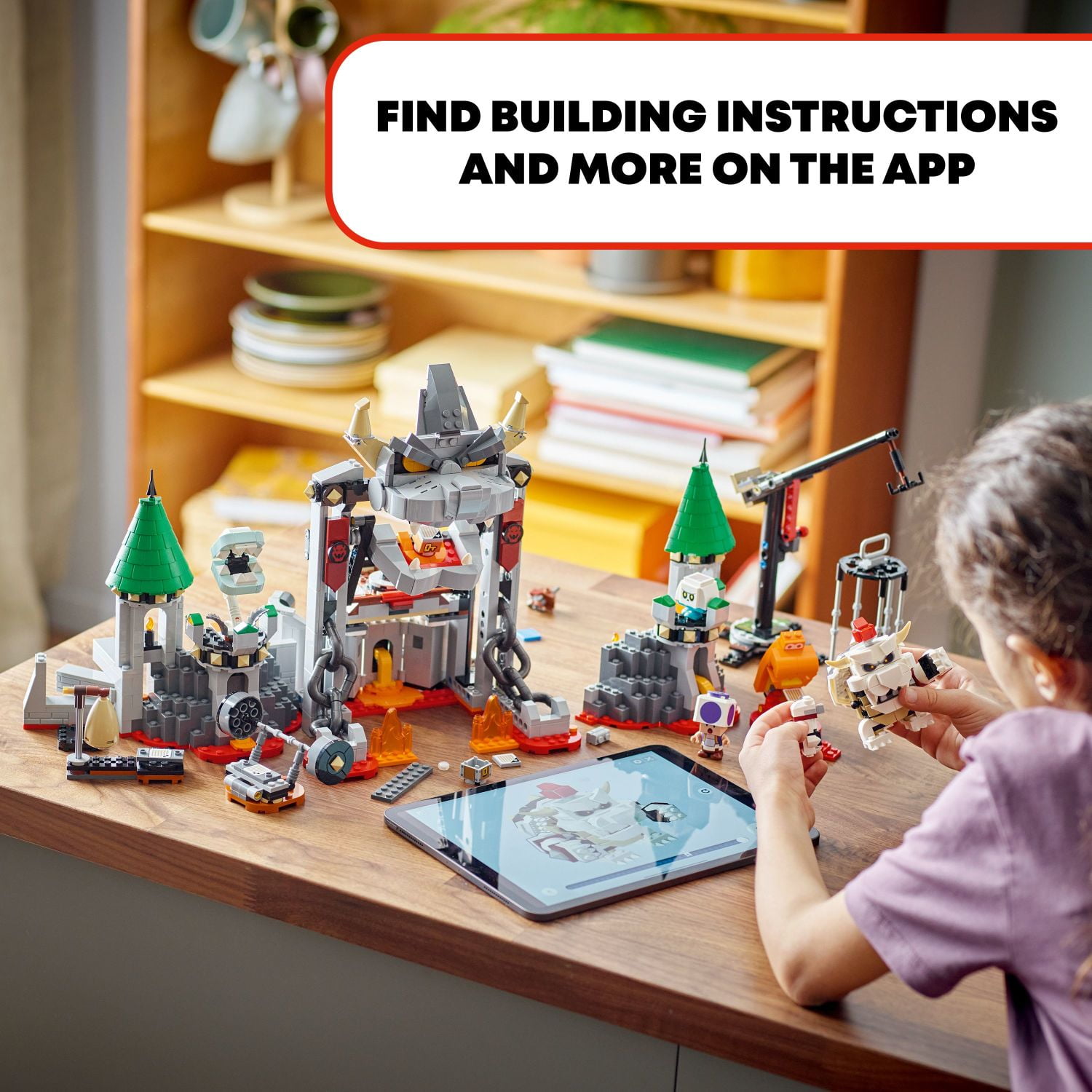 LEGO Super Mario Dry Bowser Castle Battle Expansion Set, Buildable Game with 5 Toy Figures Included, Super Mario Gift for Kids Ages 8+, 71423