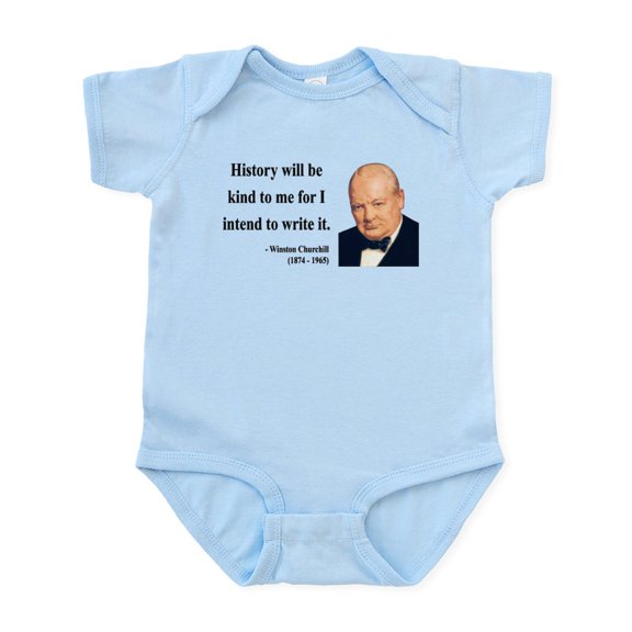 CafePress - Winston Churchill 20 Infant Bodysuit - Baby Light Bodysuit, Size Newborn - 24 Months