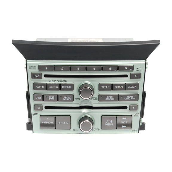 Restored 2009-11 Honda Pilot AM FM Receiver 6-Disc CD Player 39100-SZA-A600 OPT 1PV0 (Refurbished)