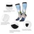 thumbnail image 3 of Balery Parisian Cafe With Eiffel Calcetines novedosos Calcetines deportivos Calcetines hasta la rodilla Calcetines de algodón Calcetines originales y geniales, 3 of 6