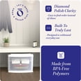 thumbnail image 3 of Homz Plastic 1 Drawer Medium Storage Cart, White Frame with Clear Drawer, 2 Pack, 3 of 8