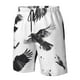 thumbnail image 4 of Fotbe Monochrome Flying Ravens Trajes de Baño Estampados para Hombre, Shorts de Verano de Secado Rápido, Ropa de Playa, Bañadores-Large, 4 of 6
