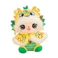 thumbnail image 3 of Muñeco de serpiente de peluche, creativo, cómodo y decorativo, para Año Nuevo. Amarillo, 3 of 9