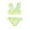 Light Gray, variant on REDARER Toddler Girls' 2-Piece Swim Set – Lemon Print Sleeveless Top Ruffled Bottoms, Bright Summer Beach Bikini,6-7 Years