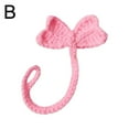 thumbnail image 3 of SharkTRUE Creative Knitted Crochet Leaf Sprout Data Cable Strap Handmade Craft Gift, 3 of 8