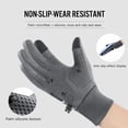 thumbnail image 4 of Guantes térmicos de invierno para correr con pantalla táctil, resistentes al agua, antideslizantes, resistentes al viento, para clima frío, talla M, 4 of 4