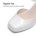 thumbnail image 2 of DREAM PAIRS Women's Chunky Platform Closed Toe Pumps with Confidence, Slip-resistant Outsole, Party, Wedding Shoes, 2 of 7