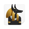 thumbnail image 1 of Ancient Egypt Anubis Art Pattern Glasses Cloth Screen Cleaner Suede Fabric 2 Pack, 1 of 2