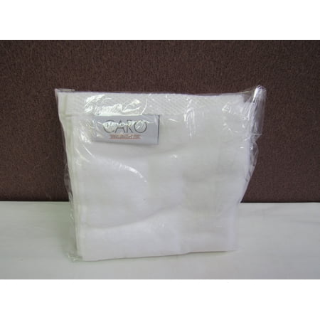 Caro Home Candy 16" x 30" Cotton Hand Towel -White