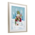 thumbnail image 3 of Stupell Industries Traditional Festive Snowman Birch Framed Print Under Glass design by Diane Kater, 21 x 17, 3 of 10