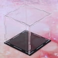 thumbnail image 4 of Acrylic Display Case ion Showcase Holder Display Box for Souvenirs Toy Collectibles Sculpture Figurines , 16x16x19cm, 4 of 8
