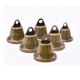 thumbnail image 4 of Campanas chapadas en oro de 22-48mm, adornos de trompeta, cascabel de bronce antiguo para manualidades hechas a mano, decoración de fiesta, boda y Navidad, 4 of 4