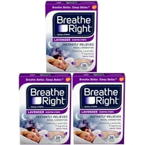 Breathe Right Scented Nasal Strips, Lavender 26 ea (Pack of 3)