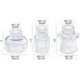thumbnail image 2 of Portavelas Vixdonos de cristal transparente (6 unidades), 2 of 7