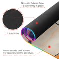 thumbnail image 4 of Art Deco Motifs Wireless Charging RGB Gaming Mouse Pad Large Keyboard Mat Rubber Base 13 Light Modes, 4 of 6