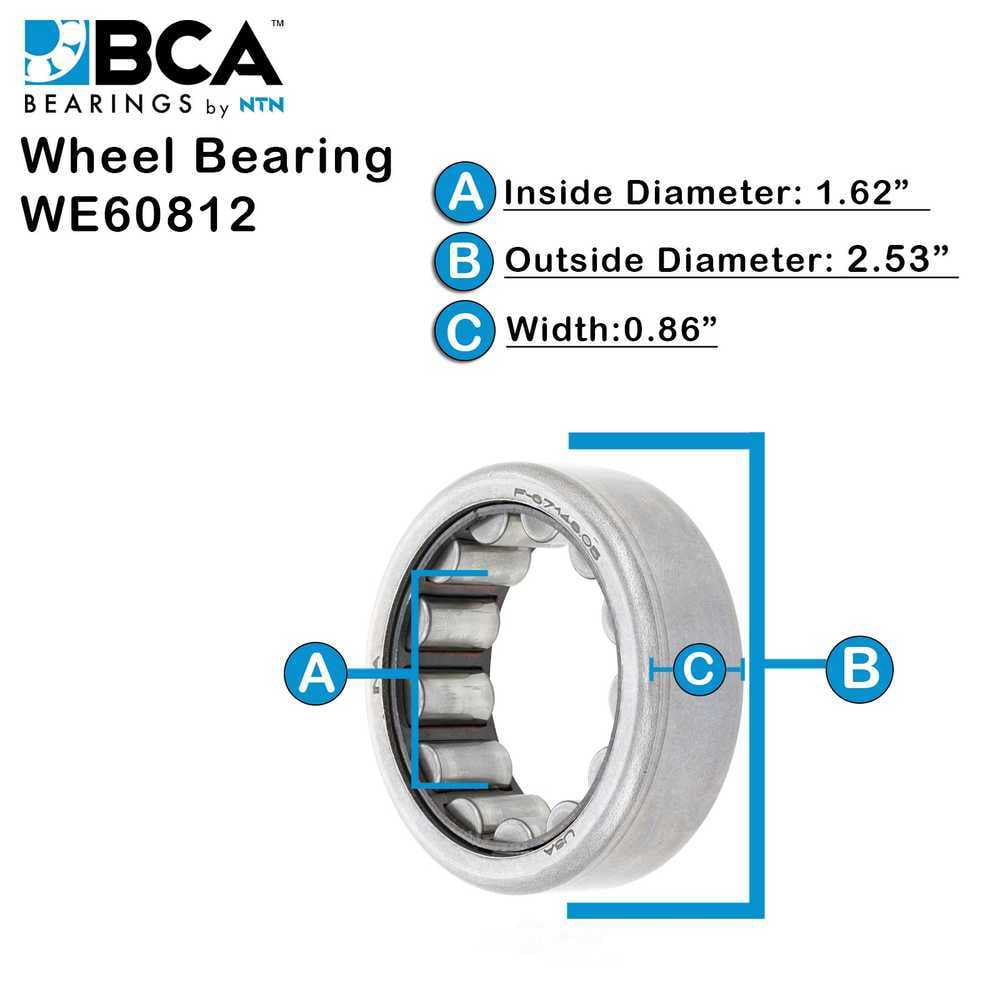 BCA by NTN WE60812 Cylindrical Roller Bearing Outer Assembly