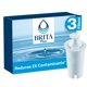 thumbnail image 1 of Filtro de agua Brita Plus de alta densidad de repuesto con 3 filtros, 1 of 9