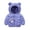12#Light Blue, variant on Baby Puffer Jacket Hooded Light Winter Tiger Print Coats Bear Ears Zipper Up Down Coats Outwear for Toddler Boys Girls 6M-4T