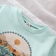 thumbnail image 5 of Gibobby Blusa Niños Camiseta con estampado de de animados de manga larga para bebés y niñas pequeñas, Tops, ropa para niños(Azul, 6-12 Meses), 5 of 5