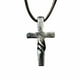 thumbnail image 2 of Colgante de aleación, cruz de torsión, collar para hombres y mujeres, regalo decorativo tridimensional exquisito, 2 of 9