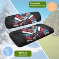 thumbnail image 5 of Uorisanigo Universal Golf Cart Seat Covers Kit, American Flag Bald Eagle Front Rear Seat Covers Fits for EZGO TXT/RXV, Club Car 2 Passenger Seats, Easy to Install, 5 of 7