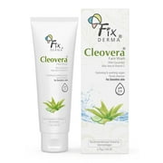 Fixderma Cleovera, Aloe Vera Face Wash with Vitamin E | Aloe Vera Gel for Face | Face Wash & Face Cleanser | Face Wash for Dry Skin (All Type Skin) | Face Wash for Women & Men - 75g