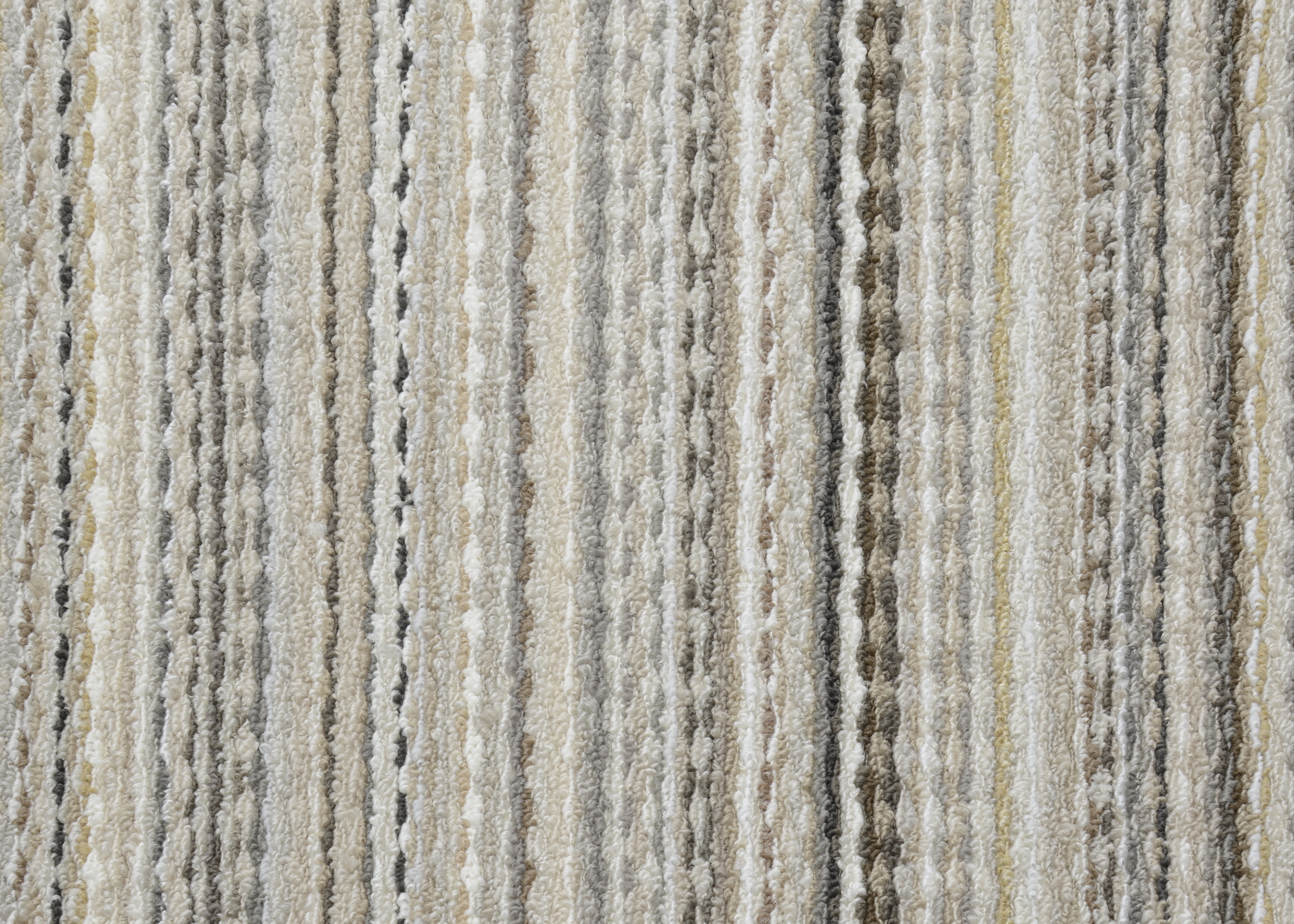 Garland Rug Carnival Stripe Assorted Earth Tones Indoor Area Rug, 9' x 12'