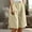 Beige#cotton linen bermuda shorts for women knee length, variant on Moxiu Womens Wide Leg Cotton Linen Shorts 2025 Comfy Bermuda Shorts Summer Casual Buttons Short Pants Loose Knee Length Shorts Gray,M