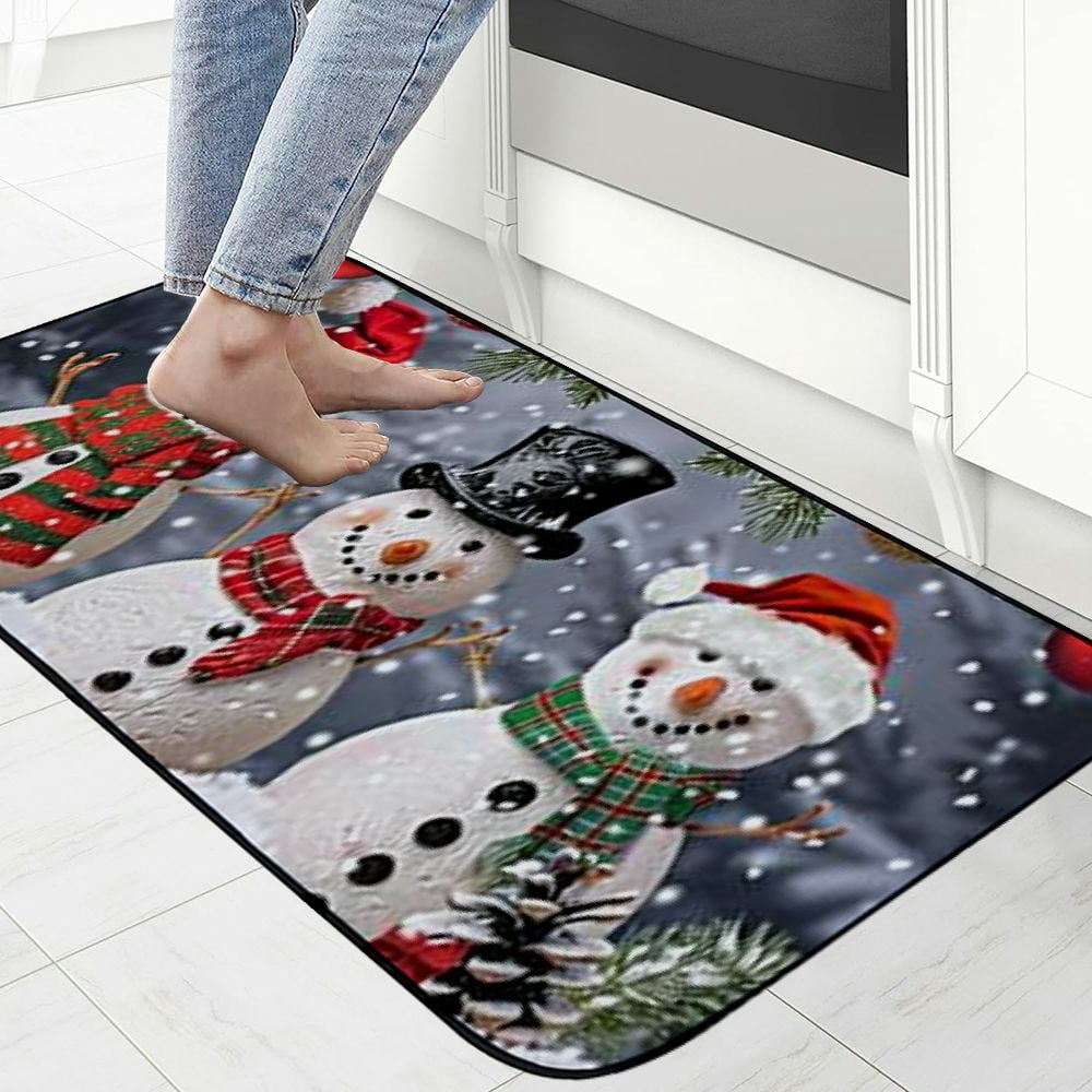 Heduofu Welcome Mat, Decorative Door Mat, Door Mat with Non-Slip Rubber Backing, Easy Cleaning, Traps Dirt, Rug for Entry, Patio, Garage