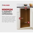 thumbnail image 4 of Rev-A-Shelf 4WCBM-1550DM-1 Single 50qt Bottom Mount Pullout Waste Container, 4 of 11