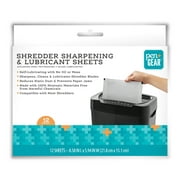 Pen + Gear Self-Lubricating Shredder Sheets, 12 count