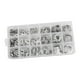 thumbnail image 3 of Surtido de arandelas planas de aluminio, anillos de sellado, tapón de drenaje de aceite métrico automotriz 450 piezas internas de 45 mm, 3 of 7