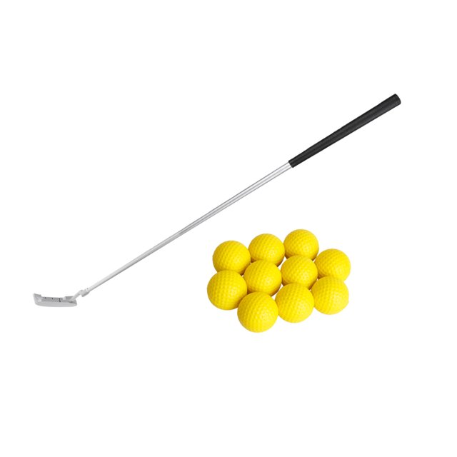 Palos de Golf Putter con Pelotas para Entrenamiento Sunnimix Palo de golf color plata
