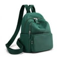 thumbnail image 2 of Mochila informal de moda para mujer, de color sólido, para estudiantes universitarios, de viaje, de gran capacidad, pequeña, 2 of 6