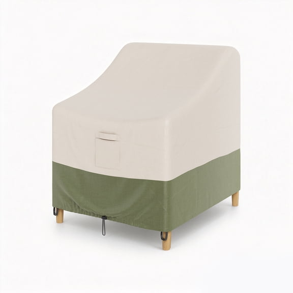 Patio Chair Cover Waterproof Heavy Duty Outdoor Adirondack Wicker Swivel Chair Protector All Weather Garden Lawn Backyard Furniture Shield 32x35x36 Inch