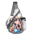 thumbnail image 2 of Bolso bandolera HULISEN de PVC transparente aprobado para estadios, impermeable, 2 of 8