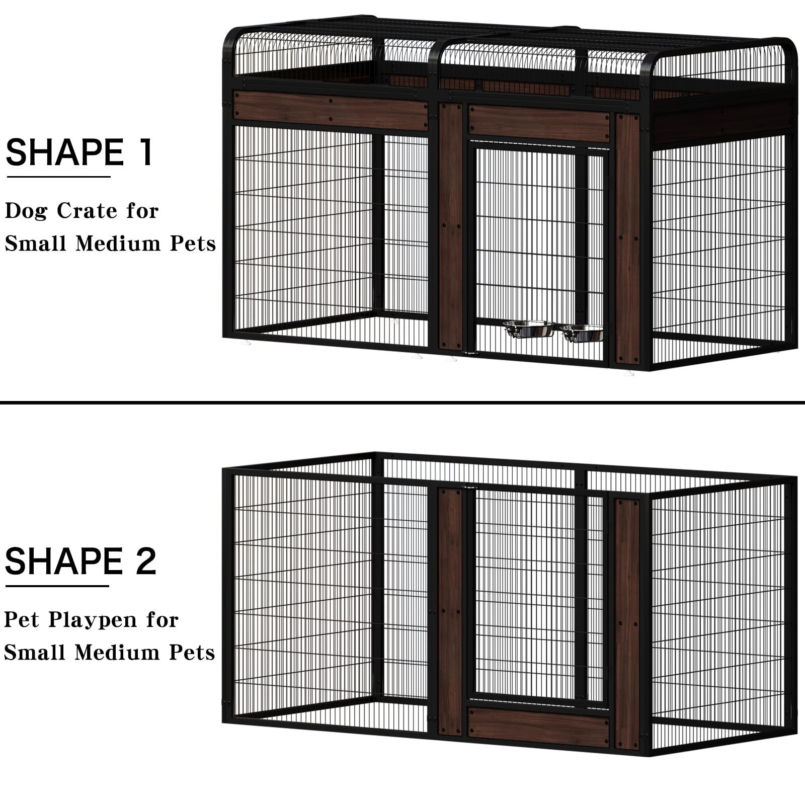 Walnest (69in) Large Birdcage Heavy Duty Bird Aviary with 2 Feeding Bowls& Feedable Door for Parrot Eagle Pigeon Hornbill
