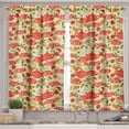 thumbnail image 2 of Ambesonne Tea Party Valance & Curtain, Pots Cups on Flowers, 55"x30", Multicolor, 2 of 6