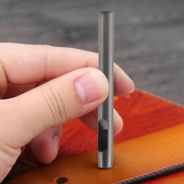 14Pcs Round Hollow Punch Set Leather Craft Punch Tool Hollow Hole Punch Cutter Tool for Watch Bands Belts Canvas