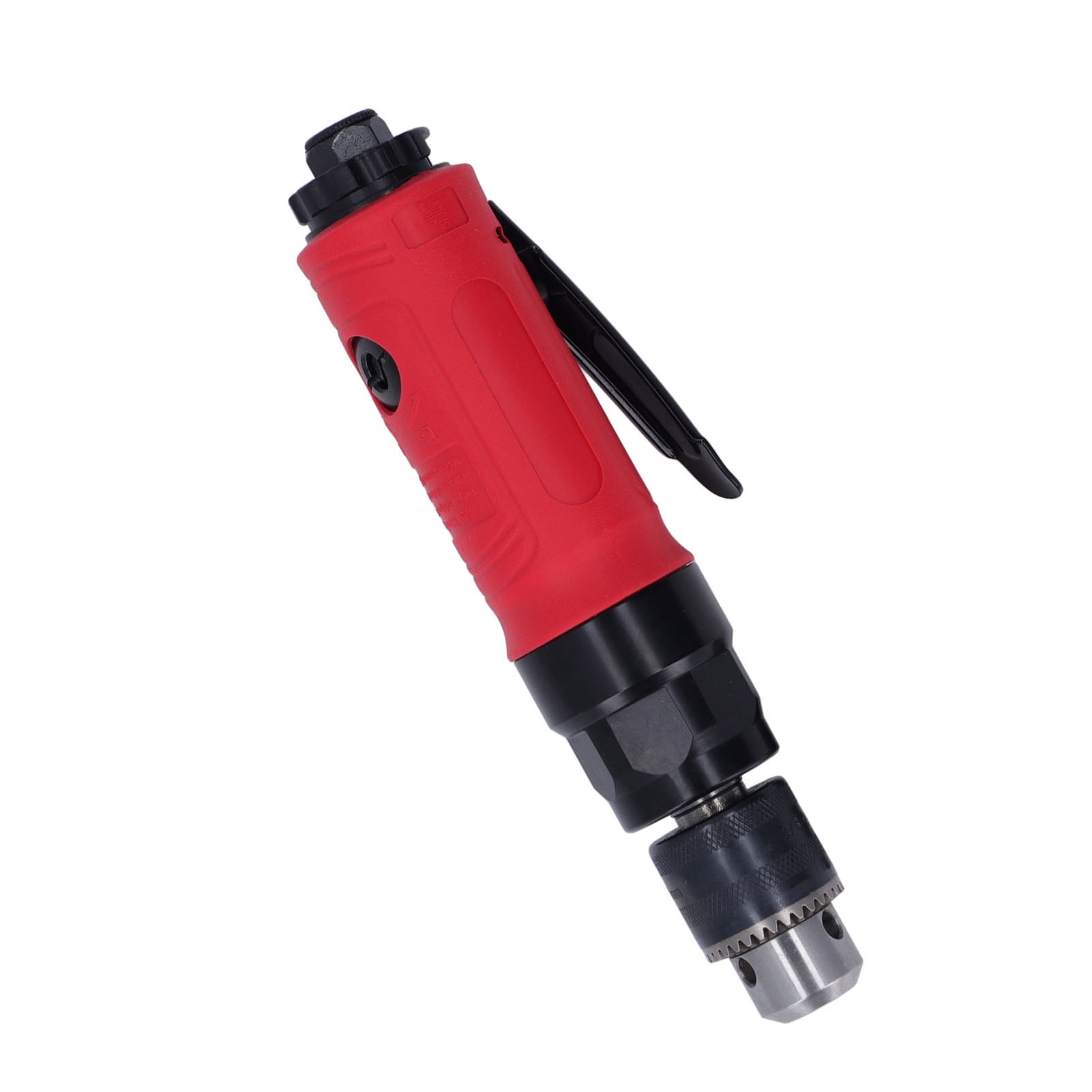 3/8in Air Straight Drill, High Efficiency 2500rpm Pneumatic Power Drill Zinc Alloy Body  For Drilling Projects