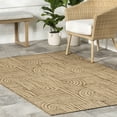 thumbnail image 6 of nuLOOM Lynne Abstract Maze Indoor/Outdoor Area Rug, 9' 6" x 12', Beige, 6 of 9