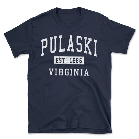 Pulaski Virginia Classic Established Men's Cotton T-Shirt