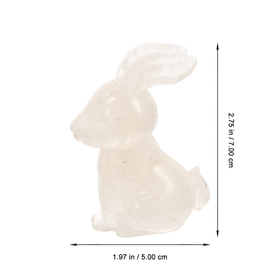 OULII Handcrafted White Resin Figurine for Miniature Garden, Landscape, and Desktop Decoration