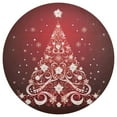 thumbnail image 3 of Ryvnso Christmas Tree Round Plate Mats Dining Table Placemat Set of 4 for Holiday Decoration, 3 of 7