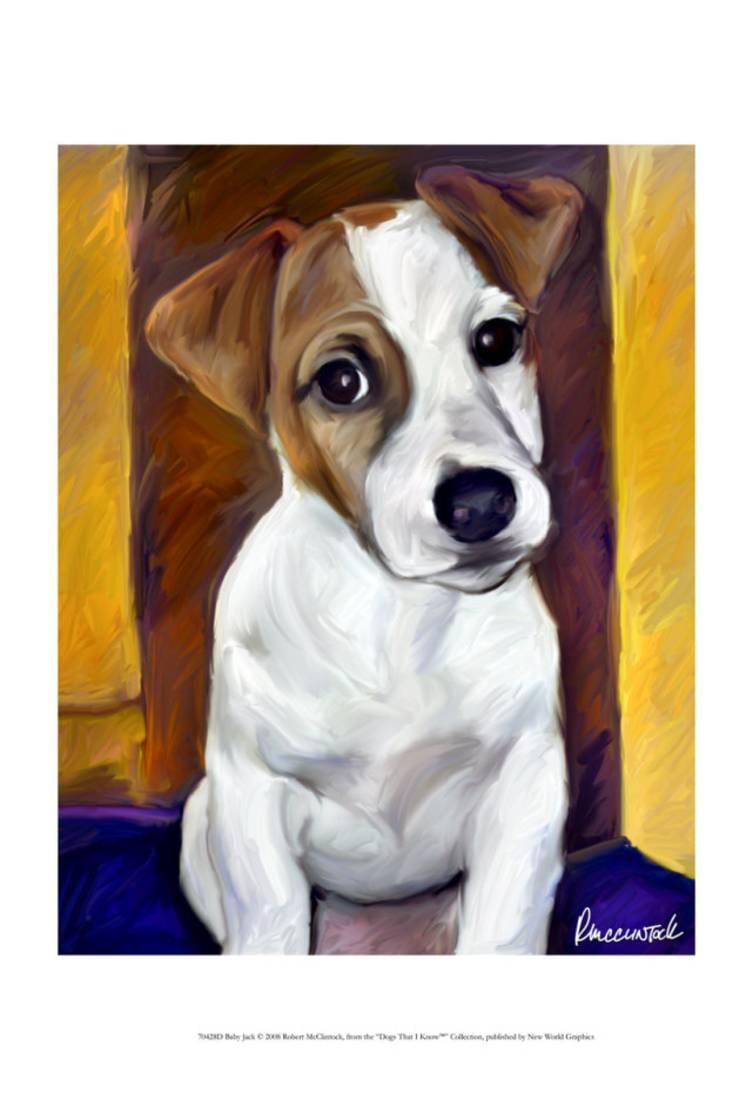 robert mcclintock dog paintings