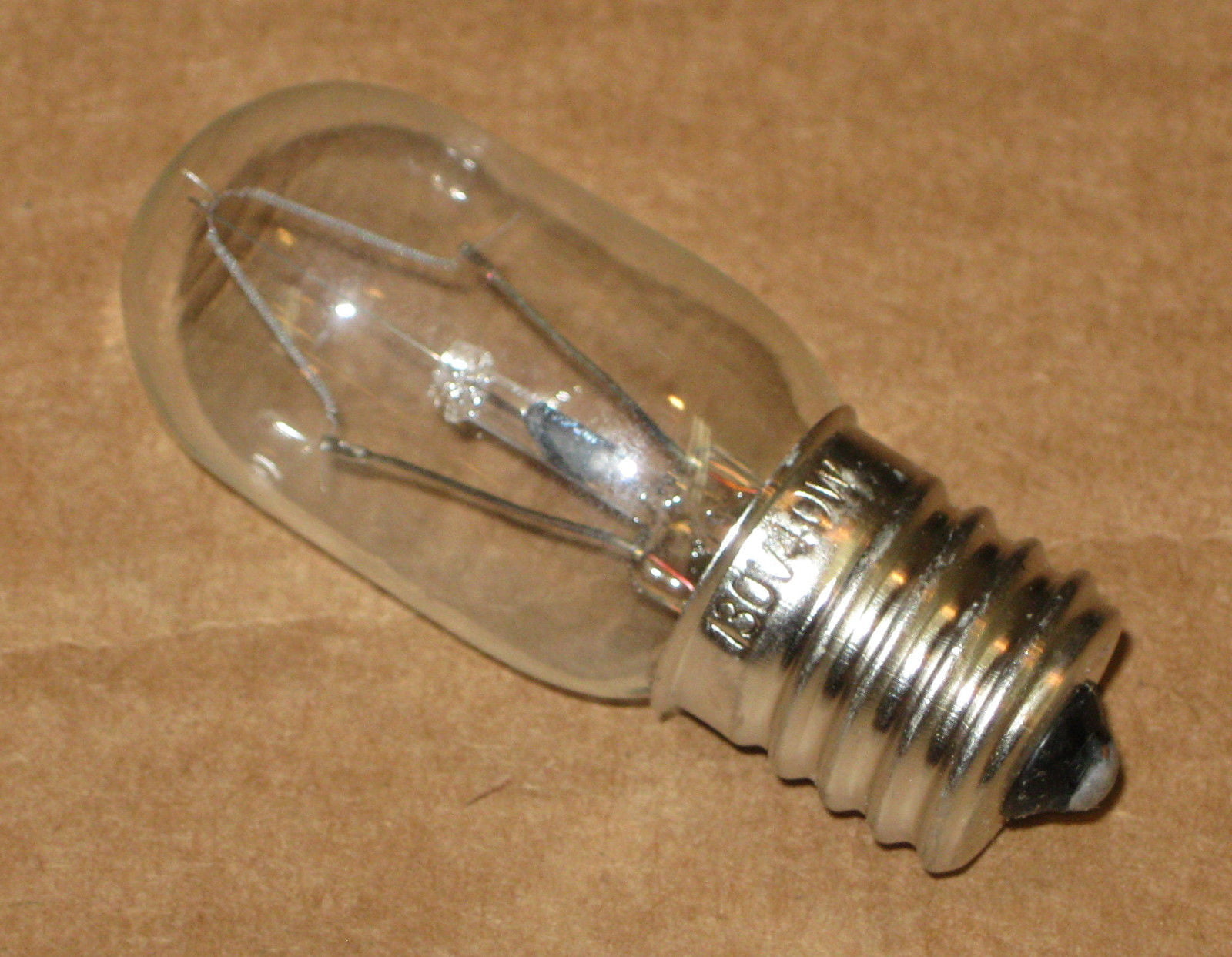 Genuine OEM Whirlpool Light Bulb 8206232A 40 watt 8206232 26QBP4093 